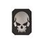 Petic MilTec 3D Patch SKULL negru