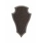Panoplie de stejar pentru trofeu 19x12 cm - culoare închisă