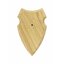 Panoplie stejar pentru trofeul Oak 3 19x12 cm – culoare pală