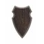 Panoplie stejar pentru trofeul Oak 3 19x12 cm – culoare închisă