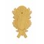 Panoplie stejar sculptat pentru trofeul Oak 4 21x12 cm– culoare pală