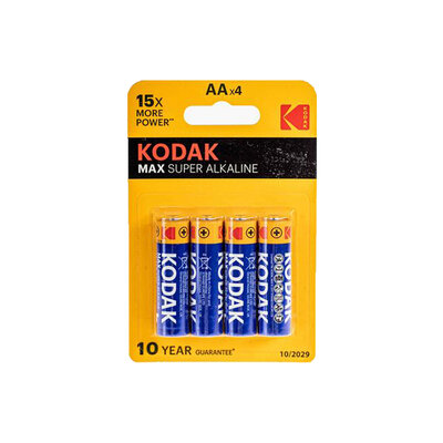 4 ks batérie alkalické aa - bateria_alkalicka_kodak_max_aa_