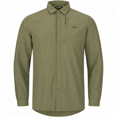 Pánska košeľa blaser huntec tt shirt 21 thyme melange dlhý rukáv - panska_kosela_TT_shirt_