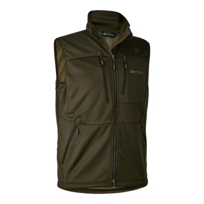 Pánska vesta deerhunter excape softshell – art green - panska_vesta_deerhunter_excape_art_green_
