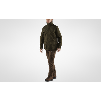Pánska bunda fjällräven sörmland padded - dark olive - Sormland_Padded_Jacket_M_90700-633_C_MODEL_FJR