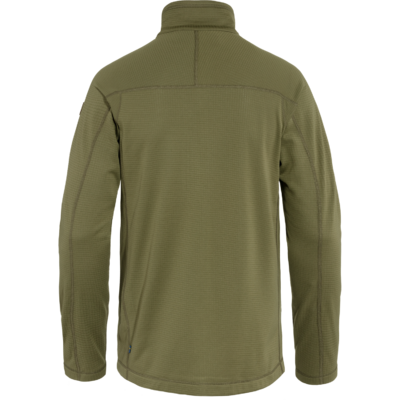 Pánska mikina fjällräven abisko lite fleece green - Abisko_Lite_Fleece_M_86971-620_B_MAIN_FJR