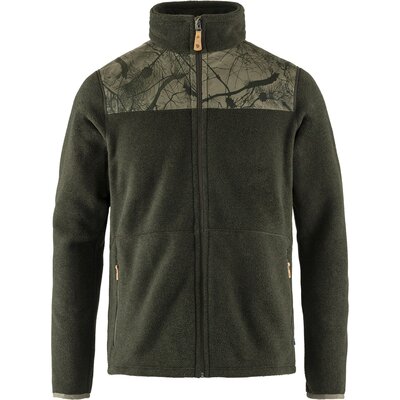 Pánska mikina fjällräven lappland fleece - laurel green / green camo - panska_mikina_fjällräven_lappland_fleece_laurel_green_green_camo