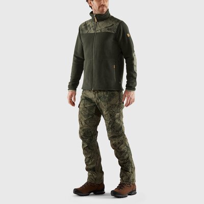 Pánska mikina fjällräven lappland fleece - laurel green / green camo - panska_mikina_fjällräven_lappland_fleece_laurel_green_green_camo_1