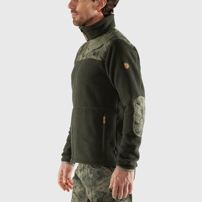 Pánska mikina fjällräven lappland fleece - laurel green / green camo - panska_mikina_fjällräven_lappland_fleece_laurel_green_green_camo_3