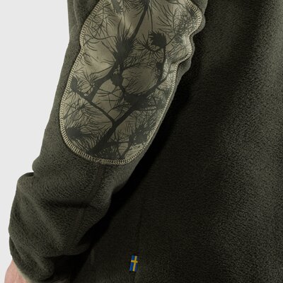 Pánska mikina fjällräven lappland fleece - laurel green / green camo - panska_mikina_fjällräven_lappland_fleece_laurel_green_green_camo_4