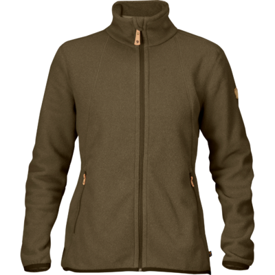 Dámská mikina fjällräven stina fleece - dark olive - Stina_Fleece_W_89464-633_A_MAIN_FJR