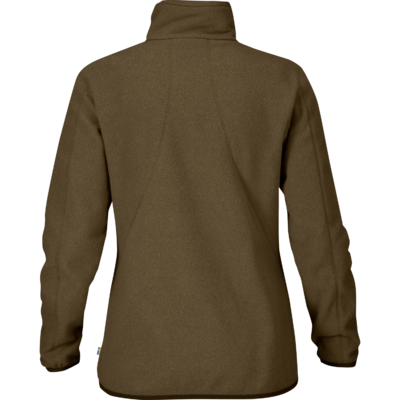 Dámská mikina fjällräven stina fleece - dark olive - Stina_Fleece_W_89464-633_B_MAIN_FJR