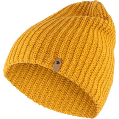 Čiapka fjällräven övik melange beanie mustard yellow - ciapka_Fjällräven_Övik Melange_Beanie_Mustard_Yellow (1)
