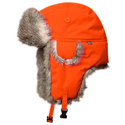 Zimná ušianka fjällräven värmland heater oranžová - usianka_varmland