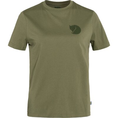 Dámske tričko fjällräven fox boxy logo tee - green - damske_tricko_fjällräven_fox_boxy_logo_tee_green_