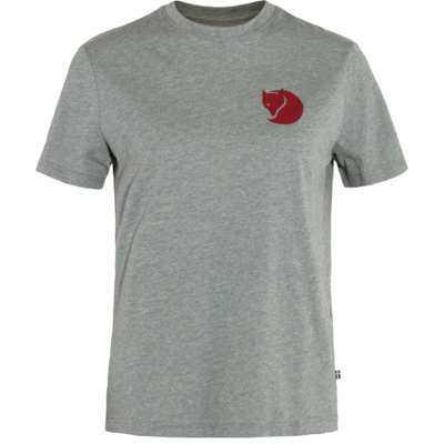 Dámske tričko fjällräven s logom grey-melange - Damske_tricko_Fjallraven_s_logom_Grey-Melange (1)