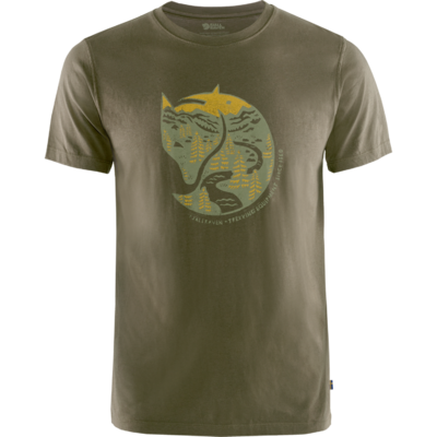 Pánske tričko fjällräven arctic fox dark olive - Panske_tricko_Fjallraven_Arctic_Fox_Dark_Olive (1)