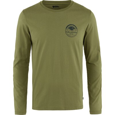 Pánske tričko s dlhým rukávom fjällräven forever nature badge - caper green - panske_tricko_fjällräven_forever_nature_badge_caper_green_