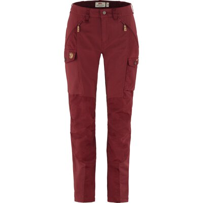 Dámske nohavice fjällräven nikka curved w bordeaux – red - damske_nohavice_fjallraven_nikka_curved_w_bordeaux_red_