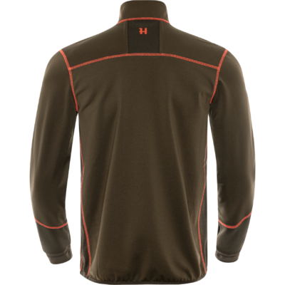 Funkčná mikina härkila scandinavian fleece zeleno hnedá - 130114063_f02