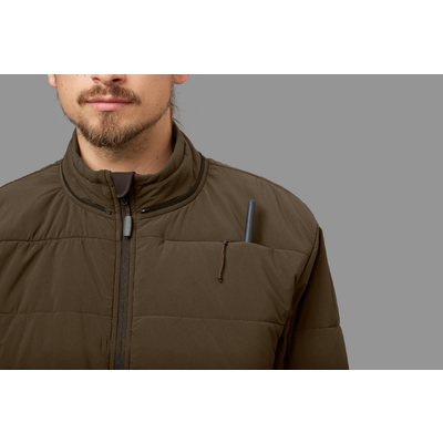 Pánska bunda härkila insulated midlayer hunting green / shadow brown - 130115116_d02