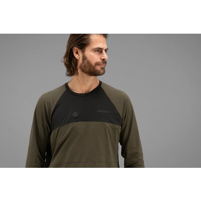 Pánske termo tričko s härkila heat l/s willow green/black - Panske_termo_tricko_s_Harkila_Heat_LS_Willow_GreenBlack (5)