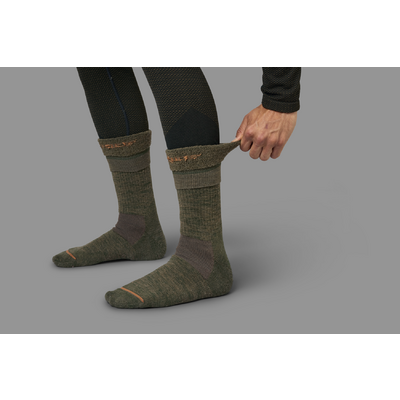Ponožky härkila pro hunter 2.0 short zeleno hnedé - 170109263_d01