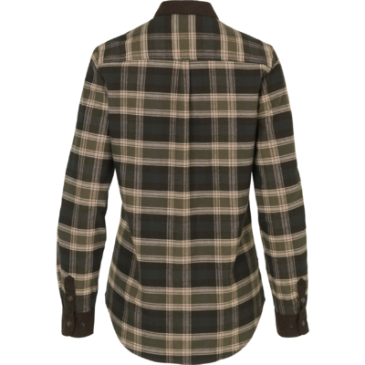 Dámska košeľa härkila aivak l/s olive - 140112877_f02