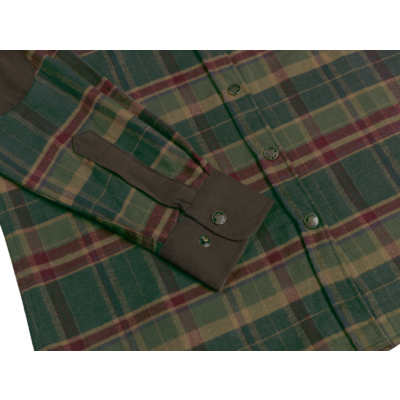 Dámska košeľa härkila pajala rosin green check - 140109606_d02