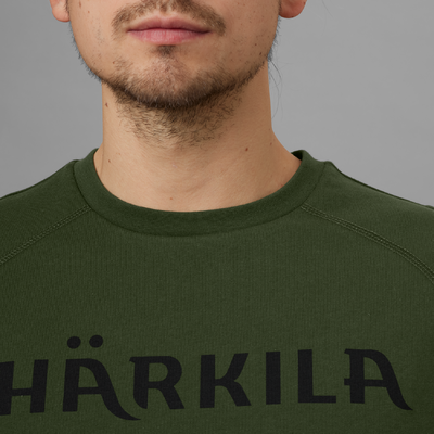 Dvoj-balenie tričiek härkila logo duffel green / phantom - 160105033_d01