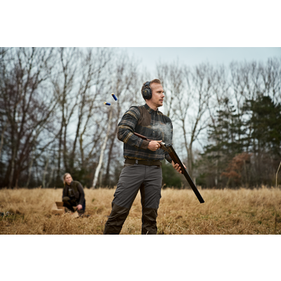 Pánska košeľa härkila jarne shooting l/s dark olive - Kosela_Jarne1
