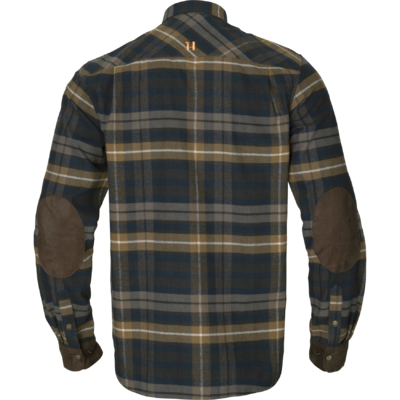 Pánska košeľa härkila jarne shooting l/s dark olive - Kosela_Jarne3