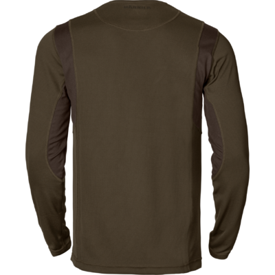 Pánske tričko härkila forest hunter l/s hunting green/shadow brown - panske_tricko_härkila_forest_hunter_ls_hunting_green_shadow_brown_1