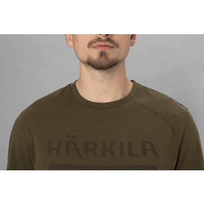 Pánske tričko härkila logo s/s willow green - panske_tricko_harkila_logo_ss_willow_green_1