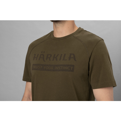 Pánske tričko härkila logo s/s willow green - panske_tricko_harkila_logo_ss_willow_green_3