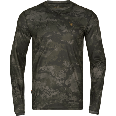 Pánske tričko s dlhým rukávom härkila noctyx camo l/s t-shirt axis msp black - panske_tricko_s_dlhym_rukavom_harkila_noctyx_camo_ls_tshirt_axis_msp_black_