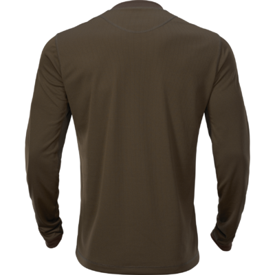 Tričko härkila mountain hunter l/s zeleno hnedé - 160104016_F02