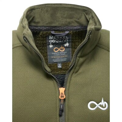 Pánska fleecová bunda merkel gear arktis - olivová - panska_fleecova_bunda_merkel_gear_arktis_olivova_5