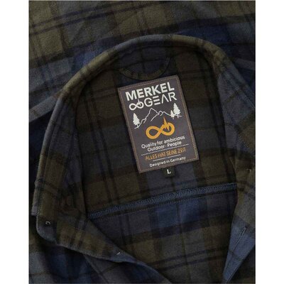 Pánska poľovnícka košeľa merkel gear everyday olive blue - kosela_merkel_gear_everyday_3