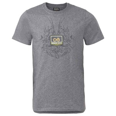 Pánske tričko merkel gear world wide hunting grey - tricko_merkel_gear_world_hunting_