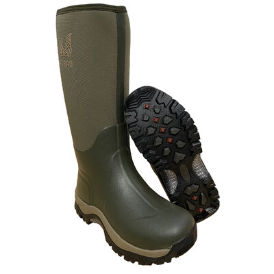 Poľovnícke neoprénové gumáky s trakčnou podrážkou tetrao linx 6 mm - Linx