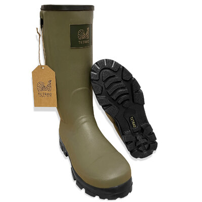 Poľovnícke neoprénové gumáky s ykk zipsom tetrao meles 5 mm - Meles