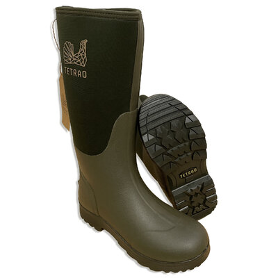 Kópia poľovnícke neoprénové gumáky s trakčnou podrážkou tetrao linx 6 mm - Bison