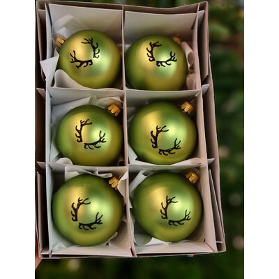 Vianočné gule tetrao bledo zelené - parohy 6 ks - vianocne_gule_tetrao_bledo_zelene_parohy_2