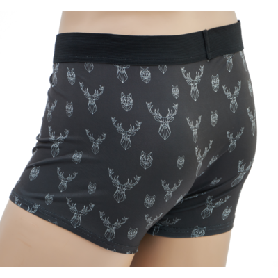 Pánske boxerky tetrao s poľovníckym motívom - čierne s jeleňmi - Pánske boxerky TETRAO s poľovníckym motívom - cierne_s_jelenmi (4)