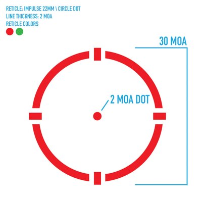 Kolimátor firefield impulse 1x22 red dot - kolimator_firefield_impulse_1x22_red_dot_8