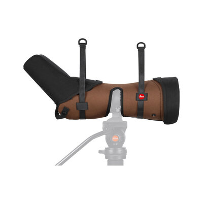 Neoprénové puzdro pre spektív leica apo-televid 82 w - hnedé - neoprenovy_kryt_na_apo_televid_