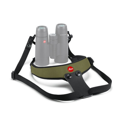 Neoprénový binokulárny popruh na krk leica sport - olivovo zelený - popruh_na_dalekohlady_leica_sport_olive_green_