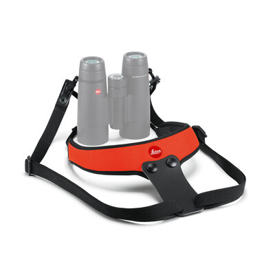 Neoprénový binokulárny popruh na krk leica sport - oranžový - popruh_na_dalekohlady_leica_sport_oranzova_