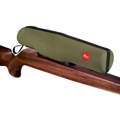 Neoprénový kryt na puškohľad leica xl, ø 56 mm, olivovo zelený - neoprenovy_obal_leica_zeleny_kopia